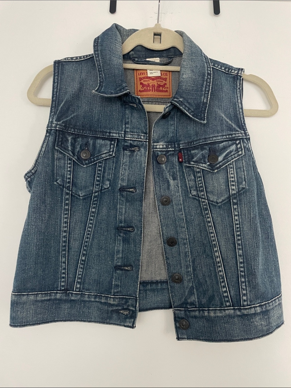 Levi's Blue Denim Vest